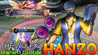 Legendary Hanzo Powerful Demon Blood - Top 1 Global Hanzo by THE WOLFX2 - Mobile Legends