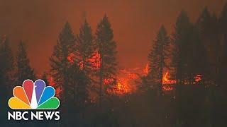 Multiple Wildfires Burn Across Oregon  NBC News NOW