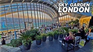 LONDON SKY GARDEN - Londons Highest Public Garden with stunning sunset and skyline views 