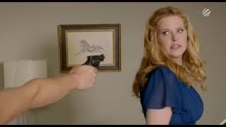 German Movie Catfight - Villainess disarmed then in catfight is elbow KOed