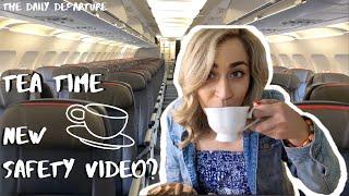 New Safety Video? Tea Time  Flight Attendant Life  Quarantine Vlog