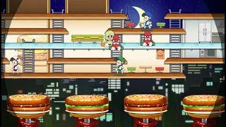 BurgerTime Party Nintendo Switch Main Burger 3 player 60fps