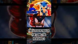 SONIC THE HEDGEHOG 3 2024  FIRST TEASER TRAILER  #sonicmovie3 #sonic