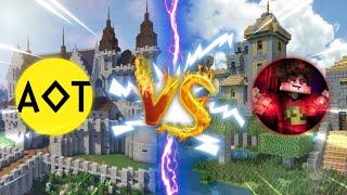 AOT TEAM VS EG TEAM  - minecraft kale savaşları w Arda Osman Temur