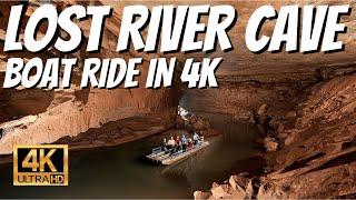 LOST RIVER CAVE BOAT RIDE IN 4K  - Bowling Green Kentucky