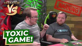 Toxic Game  Phyrexia All Will Be One  Commander VS  Magic the Gathering Commander Gameplay
