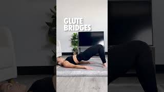 5 Glute Exercises You Can Do At Home #shorts #fitness  V SHRED