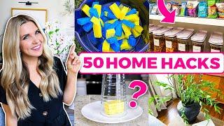 50 Home Hacks you NEED to know