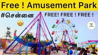 FREE   Amusement park entry free  Folks world  Besant Nagar  Theme park சென்னை 