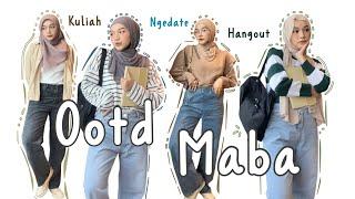 Style Hijab & Outfit Kuliah Hangout