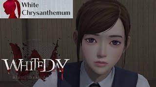 White Day A Labyrinth Named School - All Cutscenes  White Chrysanthemum Route