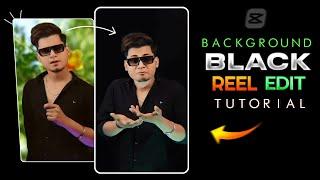 background black video editing capcut  how to make black background video in capcut