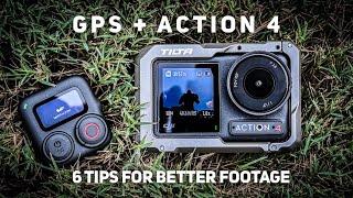 DJI Osmo Action 4 + GPS Remote = AWESOME  Plus 6 Tips for Better Footage