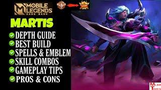 Martis Best Guide Mobile Legends  Martis best build  martis tutorial  tips and tricks