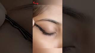 Winged Eyeliner Using A Bobby Pin #asmakhan #makeuptutorial