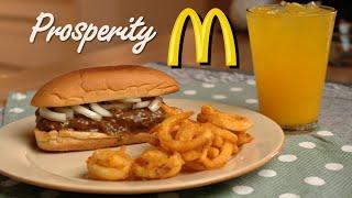 Burger Prosperity ala McDonalds  Set lengkap