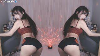 Watch Afreecatv Korea BJ Haru 하루S2 Dance Hot & Twerk with Red Bra