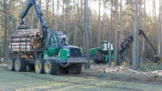 WALDSTERBEN I JOHN DEERE Harvester &  Forwarder im Kampf gegen den Borkenkäfer