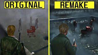 Silent Hill 2 TPP Camera  HD Textures  60 FPS Patch Original vs Remake Early Graphics Comparison