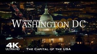 WASHINGTON D.C.  Top 10 Places Drone Aerial Tour  United States of America USA