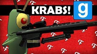 Gmod Patrick Star Launch Mr Krabs VS Plankton Tripple Krabby Patty Order Comedy Gaming