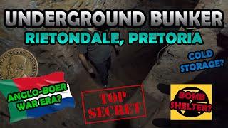 Secret Underground Bunker in Rietondale Pretoria