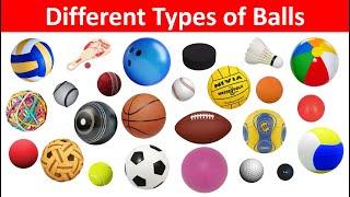 Different Types of Ball  Types of Balls  Learn Different Ball Names  Ball Vocabulary