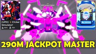 NEW 290M JACKPOT MASTER SECRET PET in Clicker Simulator Roblox Update 20.5 290M EVENT EGG is HERE