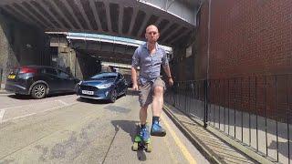 Rush Hour Longboarding Westham to Canary Wharf Amazon Fresh  London LDP Adventure