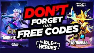 Idle Heroes - DONT Forget This Plus ALL CDKEY Codes for March