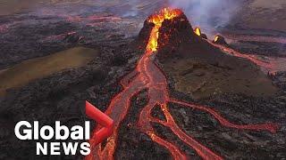 Iceland volcano eruption offers most beautiful lava show