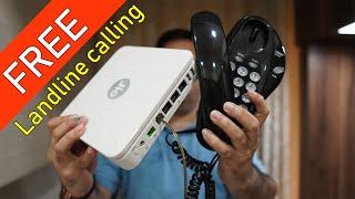 How to setup FREE Landline calling services JioFixedVoice on your JioFiber connection