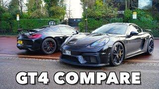 Porsche Cayman GT4 Comparison  981 vs 718