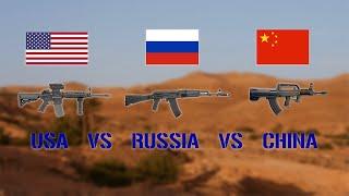 US vs Russia vs China Who Has the Best Assault Rifle?