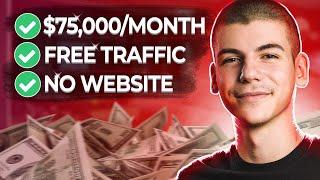 How To Start Affiliate Marketing For Beginners  How I Make $75000Month With Free Traffic 2024