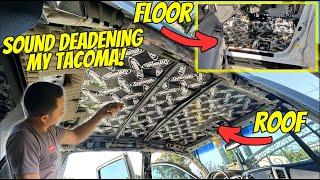 Sound Deadening My Tacoma With Dynamat  Part 2 Floor & Roof