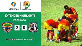 Accra Hearts of Oak 2-0  Nations FC  Highlights  Ghana Premier League