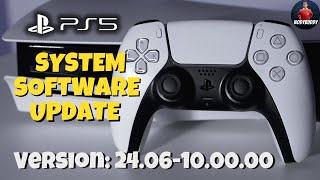 PS5 System Software Update Version 24.06-10.00.00