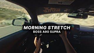 Morning Stretch Touge Run - BOSS A90 Supra POV B58 Raw Sounds - 5-31-2024