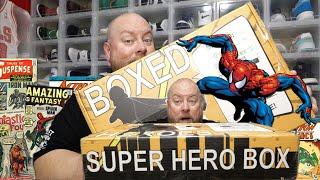 Opening the $215 BOXED HEROES Super Hero Comic Book Mystery Box  PUMP AND DUMP Last Box Run