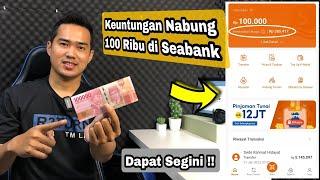 Menabung 100 Ribu di SeaBank  Cair Segini Tiap Hari 