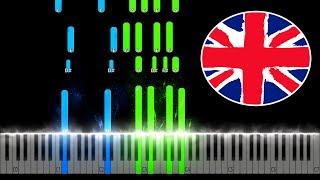 British National Anthem - God Save The Queen Piano Tutorial