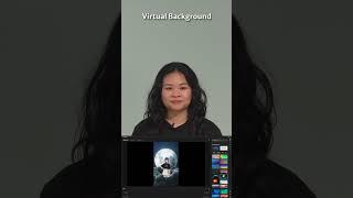 Virtual Background feature of PRISM Lens app