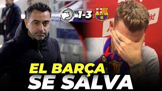 El BARÇA se SALVA  UNIONISTAS 1-3 FC BARCELONA