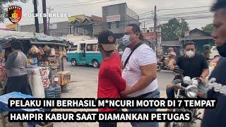 PENANGKAPAN PEL*KU CURANMOR DI 7 TKP DIAMANKAN OLEH TIM RESMOB POLRES BREBES