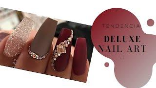 Deluxe Nail Art  Uñas Elegantes para Fiesta  otoño invierno 2019.