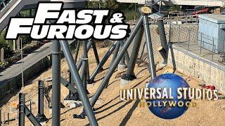 Universal Studios Hollywood - Fast & Furious Hollywood Drift Construction Progress Is Wild