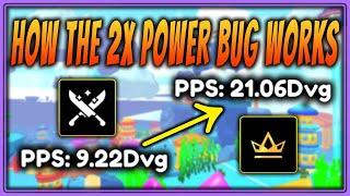 How The 2X POWER BUG Actually Works  Sword Fighters Simulator  Update 10