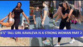 65 Tall Girl Kavaleva Is A Strong Woman Part 2