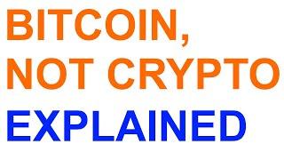 Bitcoin not Crypto  What does it mean?  Dustins Dollars stream Dec 11 2022